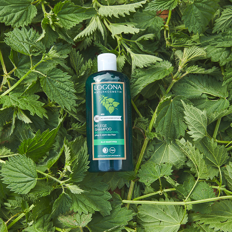 Produkttest Logona Pflege Shampoo Bio Brennnessel