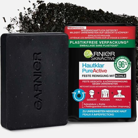 Garnier Hautklar Reinigung - Bewertung Feste Kohle mit