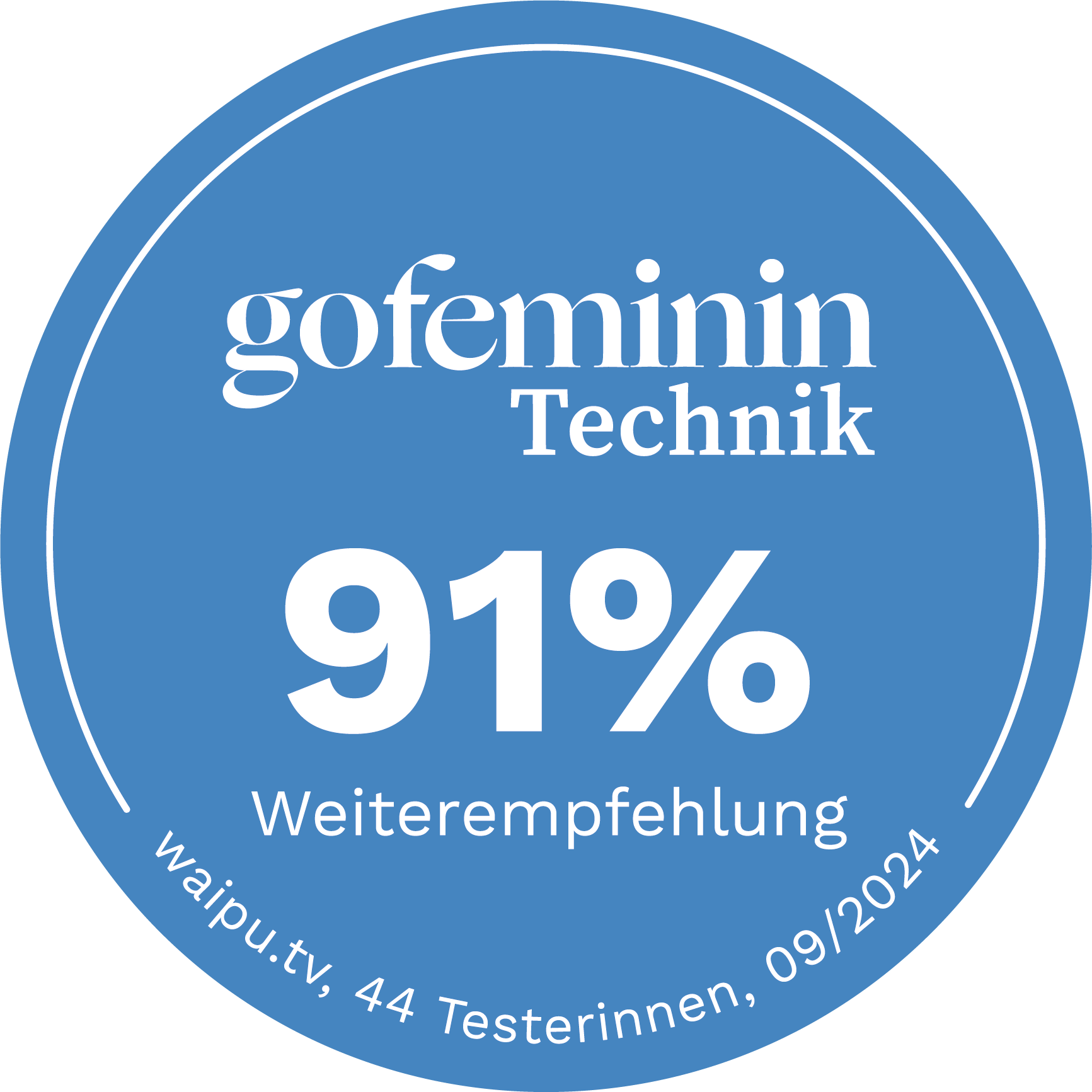 gofeminin Weiterempfehlung - 91%